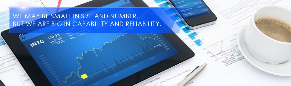 We may be small in size and number, but we are big in capability and reliability.